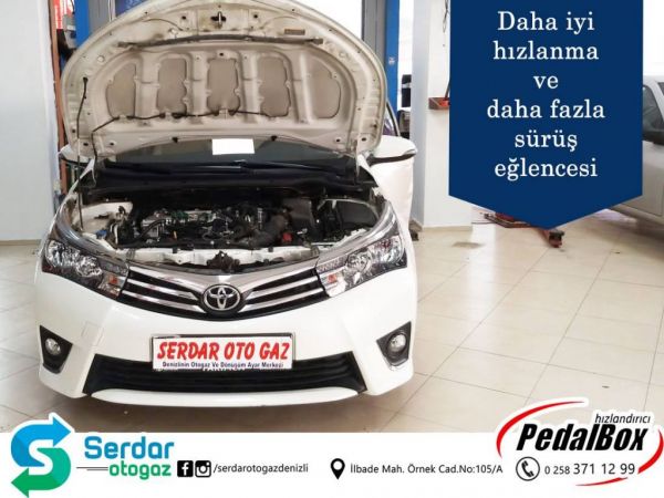 TOYOTA CORALLA LPG montaj resimleri
